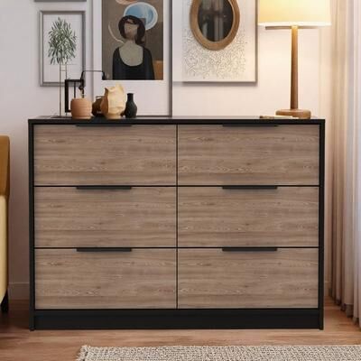 ZWYO HOSIMU "42.1"" Wide 4-Drawer Dresser with Full Extension Rails and Spacious Storage"