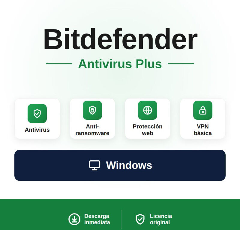 Bitdefender Antivirus Plus para PC