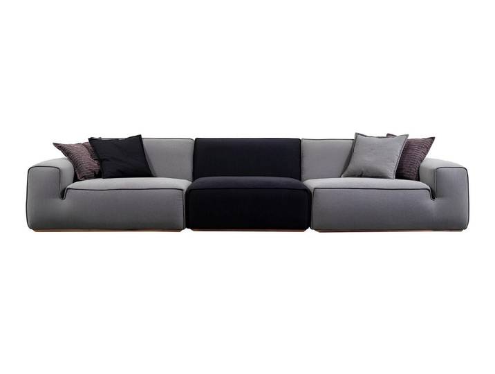 JVmoebel Sofa Minimalistisches Sofa mit hochwertiger Polsterung in neutralen Farben, 1-Teilig 1 Teile, Made in Europe