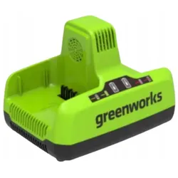 Greenworks, Werkzeugakku + Ladegerät, 60V G60X2UC6 Doppelladegerät