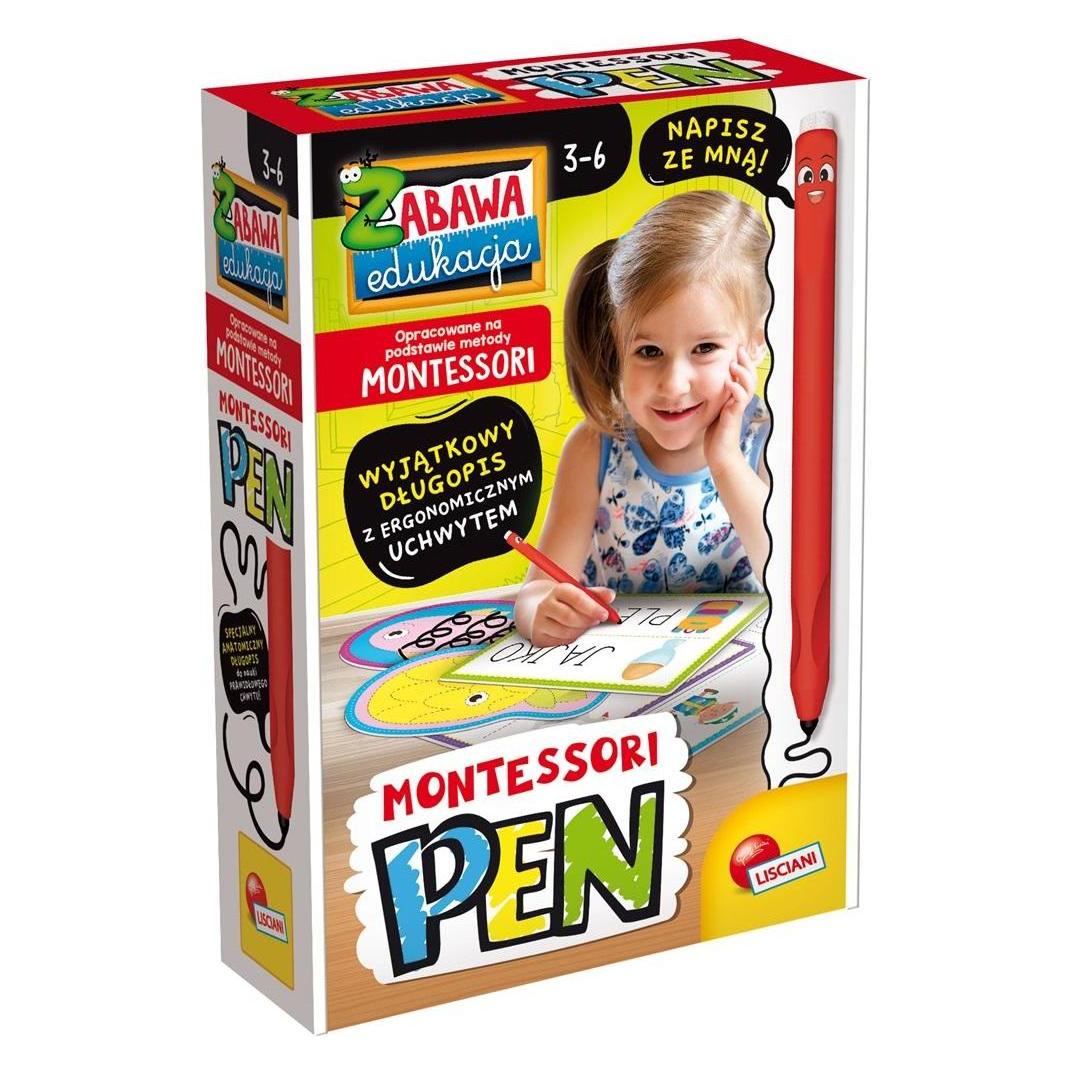 Lisciani Montessori-Set Stift mit 32 Tafeln (30497203)