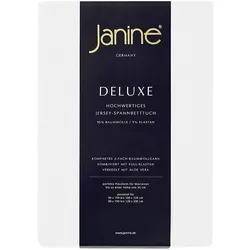 Janine Spannbetttuch Elastic-Jersey 5010 weiß 200x200 cm