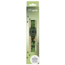 Kinderuhr mit Quarzuhrwerk Dino camouflage