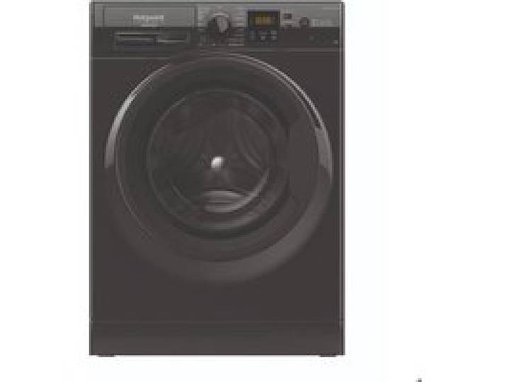 HOTPOINT Lave linge hublot posable 9 kg noir NS9479BKFR