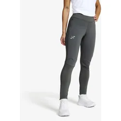 Pace Wind Tights Damen Magnet, Größe:S - Outdoor Tights - Grau