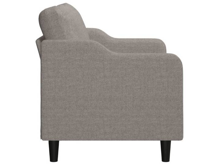 Taupe SOFA - Moderne - Canapé avec 2 places - contemporain - Taupe 120 cm tissu - C1698