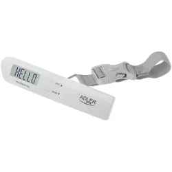 COFI 1453 Adler AD 8191 Reisegepäckwaage 50 kg – Weiß