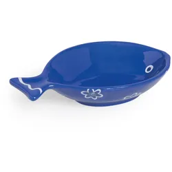 Excelsa Set mit 4 Schalen Ocean Keramik 17x5x11 cm Blau