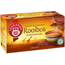 TEEKANNE Rotbuschtee Südafrikanischer Rooibos 20 Stück Tassenportion Papierkuvert