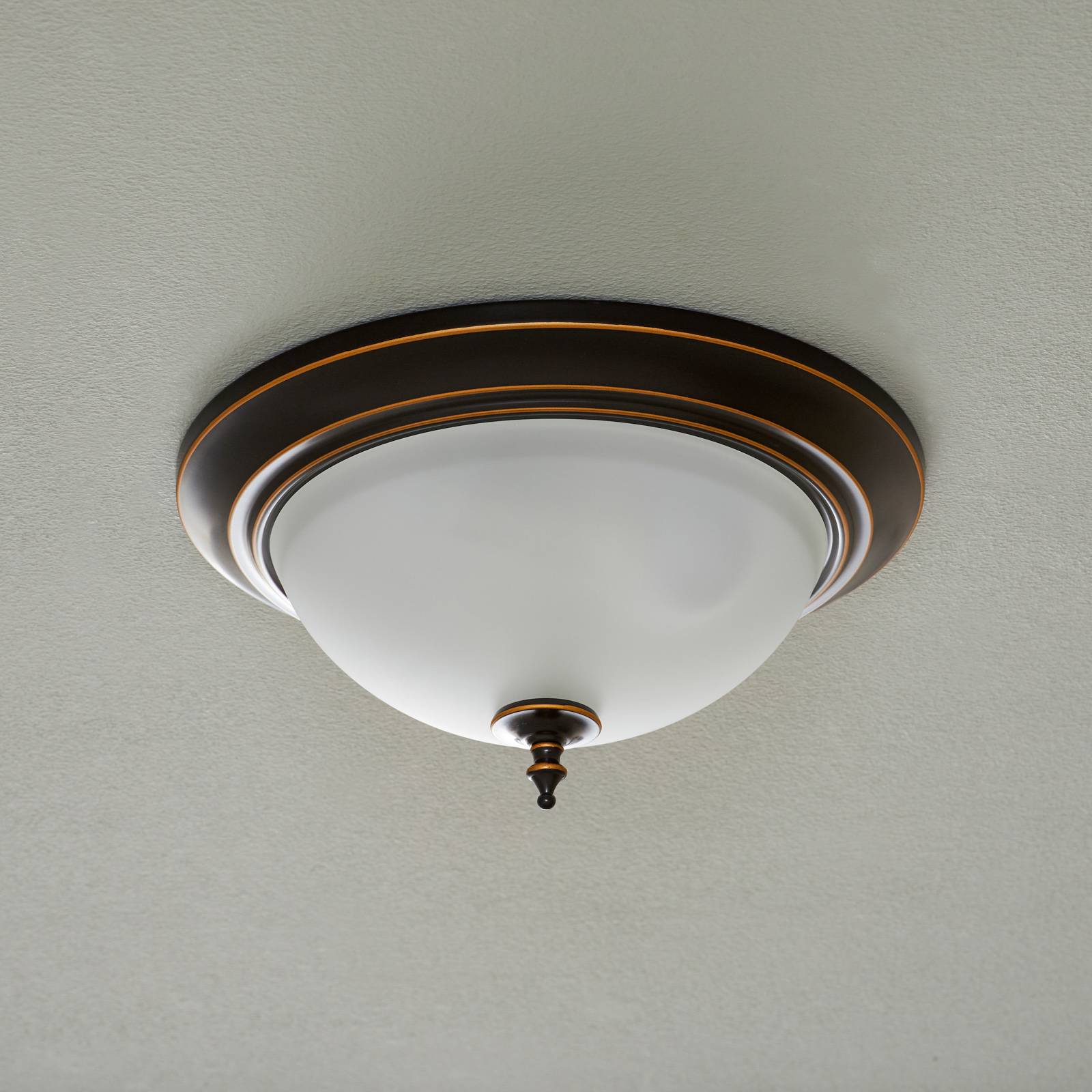 Westinghouse Ceiling Light Harwell, dimmable, Bronze / antique brass, Living / Dining Room, metal, Antique, Ceiling Light