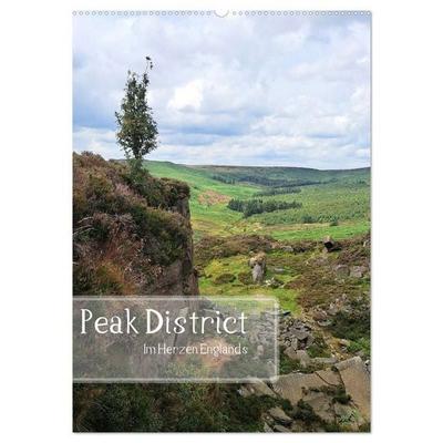 Peak District - Im Herzen Englands (Wandkalender 2027 DIN A2 hoch), CALVENDO Monatskalender