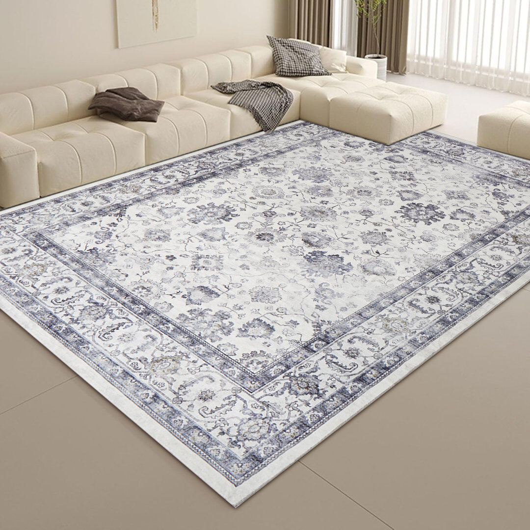 Marlow Home Co. Aseret Serene Vintage Cashmere Rug – Classic Elegance & Comfort Serene Rectangle 160cm x 230cm