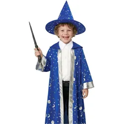 Metamorph Mondmagier Zauberlehrling Kostüm für Kinder (104, 110)