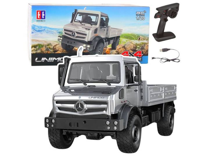 Wisam RC-Auto Mercedes Unimog ferngesteuertes Geländefahrzeug RC 4x4 1:20