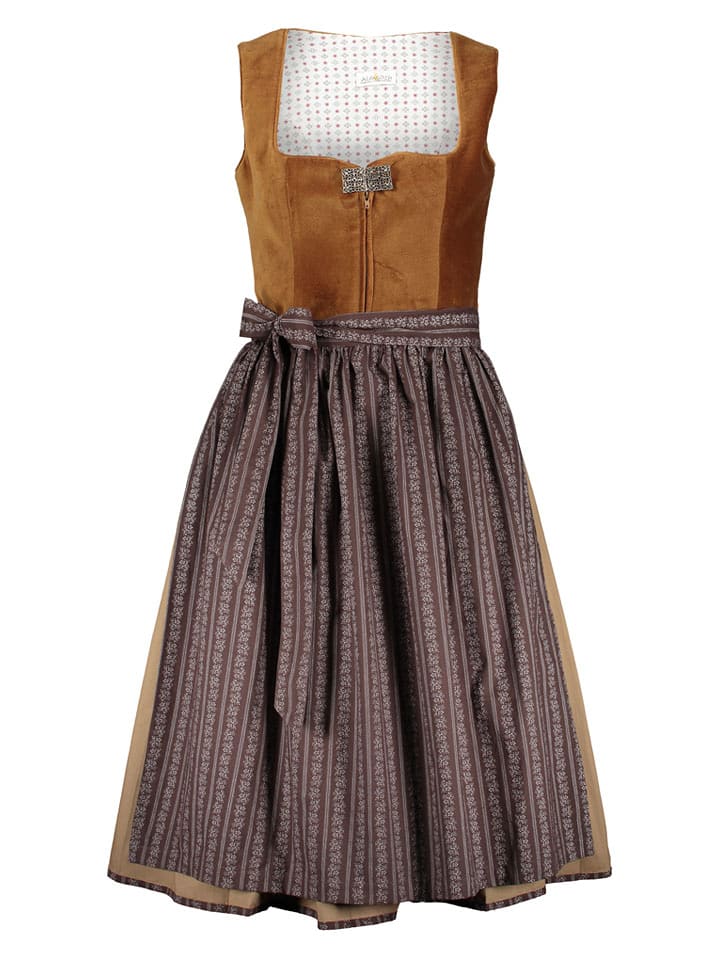 Almsach Dirndl in Camel - 36