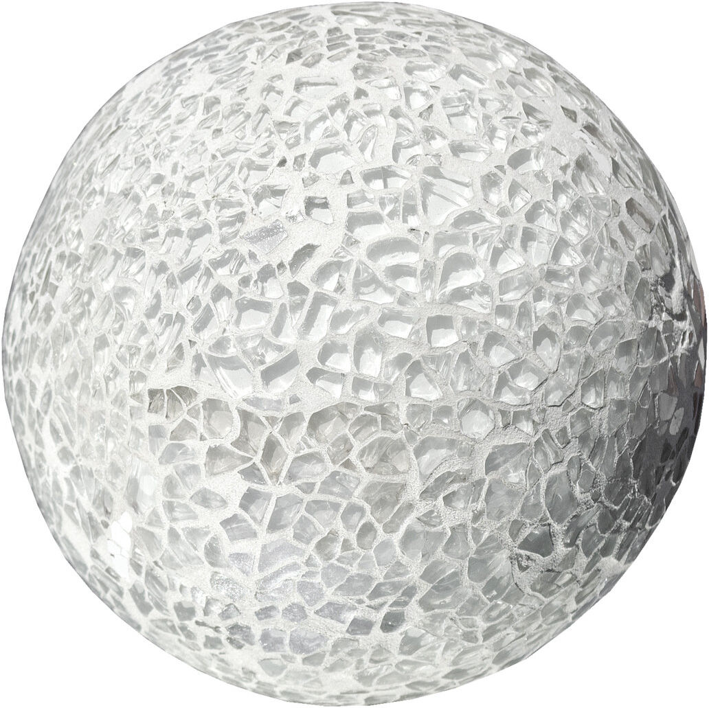 Home Essence Handmade Glass Abstract Figurine / Sculpture Decorative Object White 12cm H X 12cm W X 12cm D
