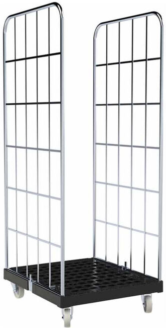 rolltainer® Plancher en plastique 724 x 815 mm noir Cr 3 ; E. S. B. (KB2A90051650CS04101)