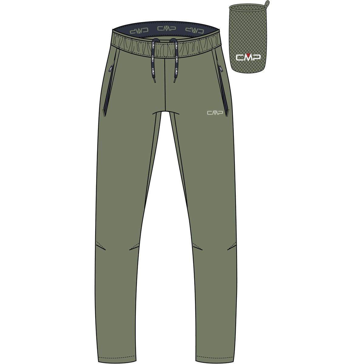 CMP Woman Long Pant avocado (F805) 36 34T6746-F805-36