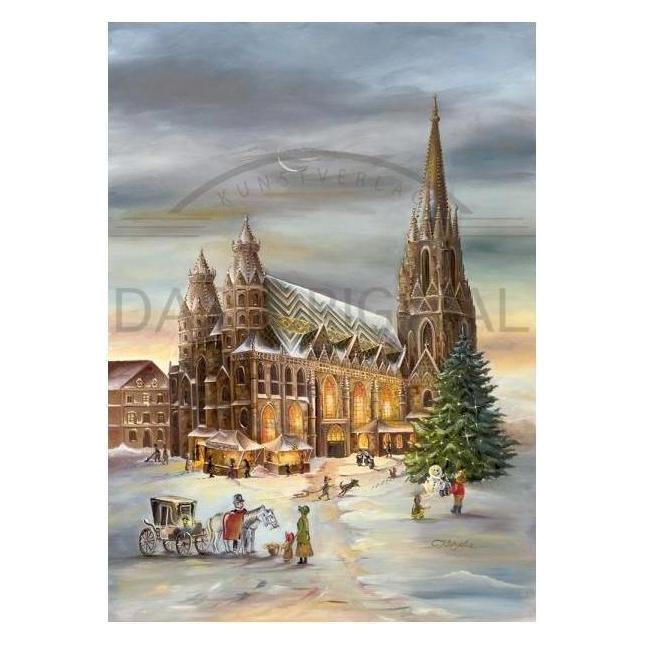 Olewinski & Tochter 2940 - Weihnachtspostkarte - Wien Stephansdom (2940)