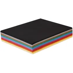 Clairefontaine, Bastelpapier, Farbige Zeichnung (160 g/m2)