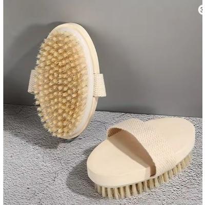 Inspired Finds Natural Wooden Body Brush Soft Bristle Exfoliating Bath Brush For Wet & Dry Skin Care Natural Wooden Body Brush Soft Bristle Exfoliating Bath Brush For Wet & Dry Skin Care