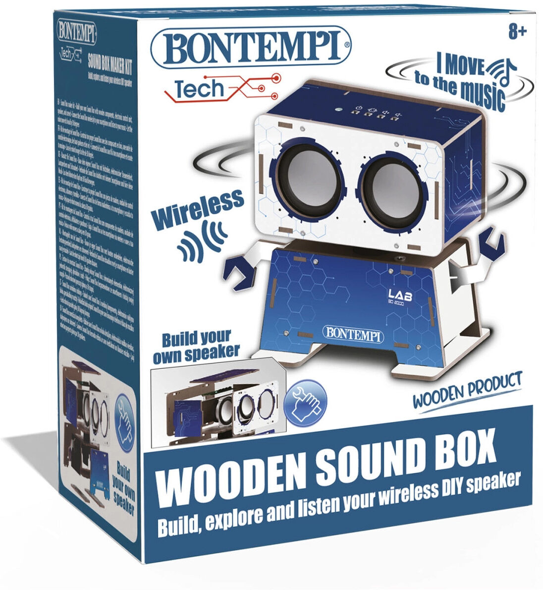 Kit de fabrication de Boîte à sons en bois - Bontempi