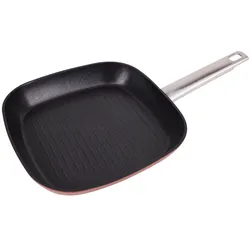 San Ignacio Agros - quadratische Grillpfanne 24x4,0cm geschmiedetes Aluminium, Induktion