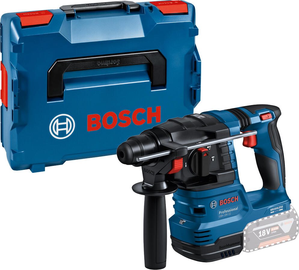 BOSCH Professional GBH 18V-22 Akku Bohrhammer Set 0611924001