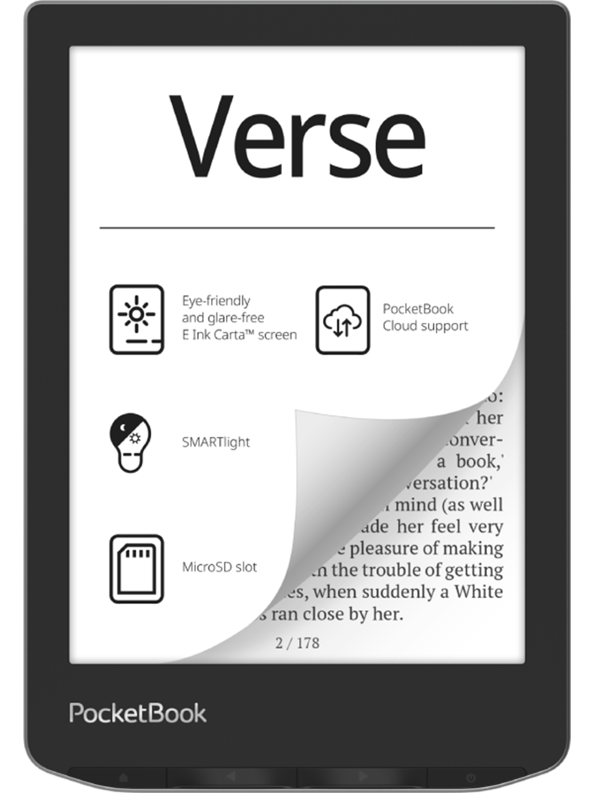 PocketBook Verse - Mist Grey