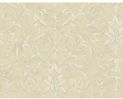 Seabrook Designs Amandine Scrolls Unpasted Wallpaper