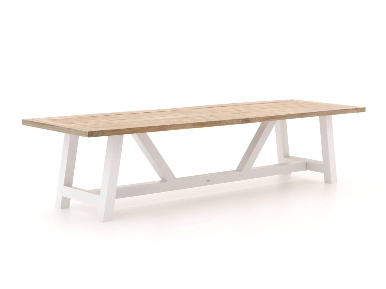 Bellagio Rechthoekige Tuineettafel van Teakhout in Bruin of Grijs