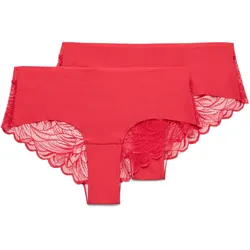 Tchibo - 2 Magic-Cut-Brazil-Slips - Damen - Gr. S - rot