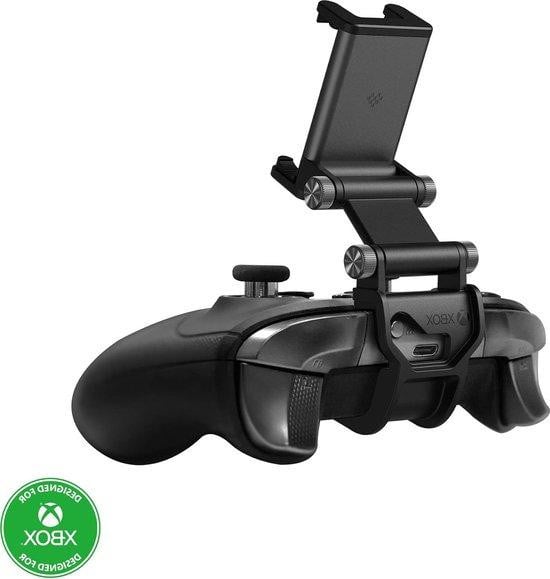 Smartphonehouder voor Xbox-controllers en 8BitDo, zwart