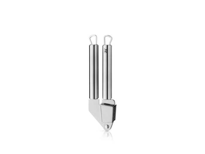 WMF Profi Plus Knoblauchpresse Edelstahl 17,5 cm, Cromargan Edelstahl teilmattiert, Knoblauchpresse spülmaschinengeeignet