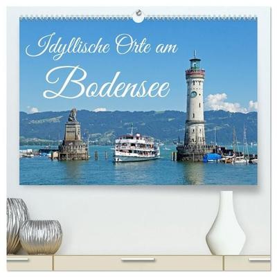 Idyllische Orte am Bodensee (hochwertiger Premium Wandkalender 2027 DIN A2 quer), Kunstdruck in Hochglanz