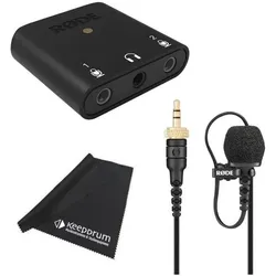 RØDE Lavalier II Mikrofon mit AI-Micro mit Tuch, Mikrofon