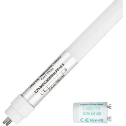 Lighto | LED-Leuchtstoffröhre | T5 | 18W | 120cm | 840 Cool White | ersetzt 28W Leuchtstoffröhre | Konventionelle EM