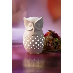 Eule Lissy 16cm LED cremeweiß