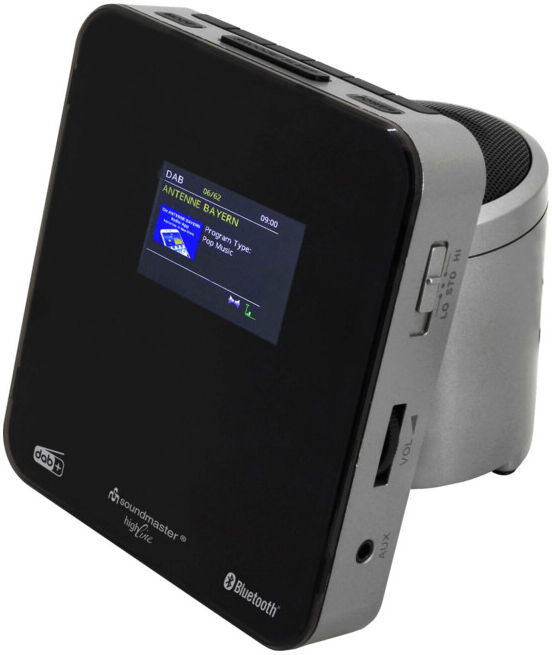 Soundmaster Radio-réveil UKW-PLL UR260SI noir-argent (UR260SI)