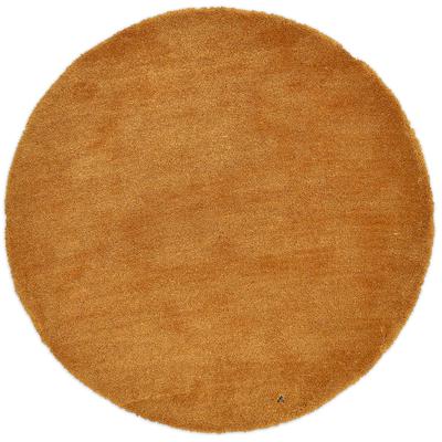 Hochflor-Teppich TOM TAILOR HOME "Shaggy Teppich Cozy", gold, H:25mm Ø:140cm, Polyester, Teppiche