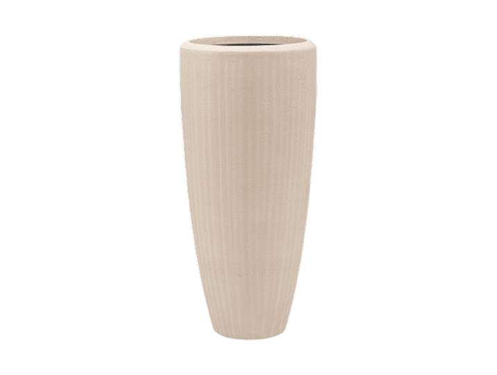 Hoher Blumentopf „Polystone Plain Partner“, verschiedene Grössen Beige Baq Design