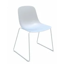 Infiniti Stuhl Pure Loop Sled Kunststoff Weiß