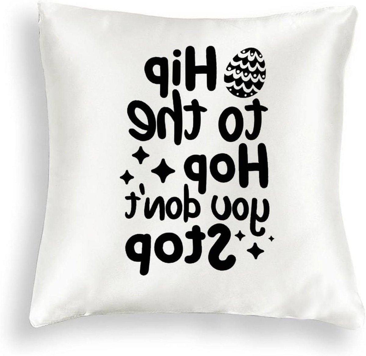 Landelijke kussensloop decoratief met dubbelzijdige print - 66 x 66 cm - Stijl-1