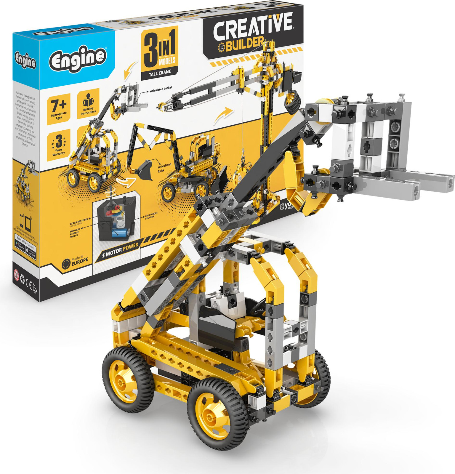 Engino Creative Builder bouwmachineset