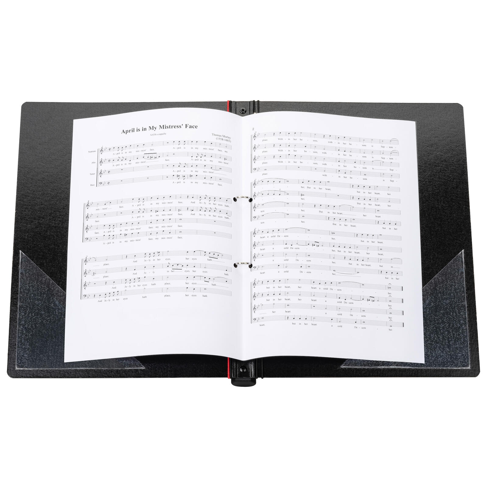 FALKEN Chormappe Gloria DIN A4, schwarz 24001440000F