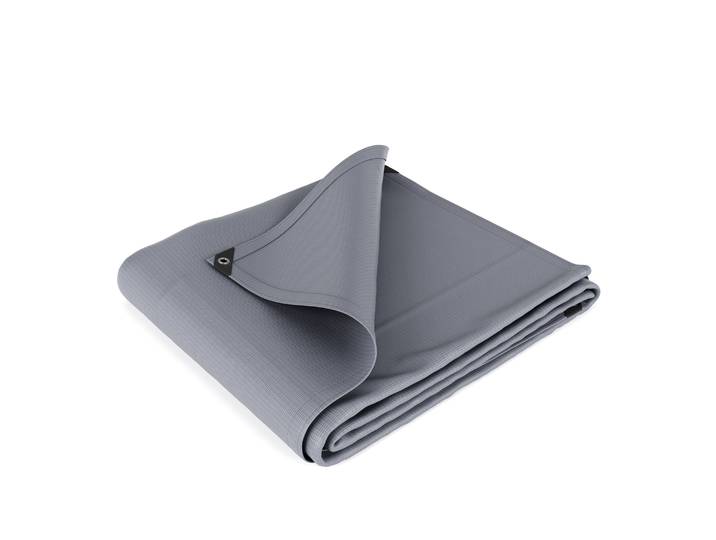 Abdeckplane PVC 450g/m2 grau 2 x 3 m