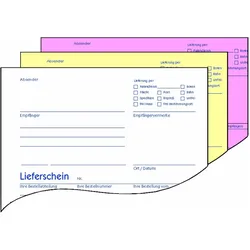 Avery, Formular, Formularbuch Lieferschein