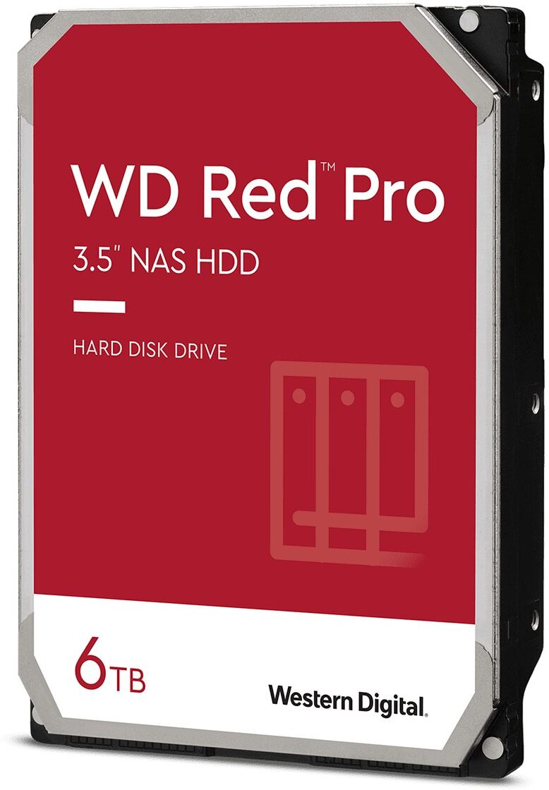 Western Digital Red Pro 3.5-inch SATA 7200 RPM NAS Hard Drive 6TB