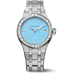 Maurice Lacroix Aikon Quartz Colours Edition Hellblau 35 mm Damenuhr AI1106-SS002-450-1