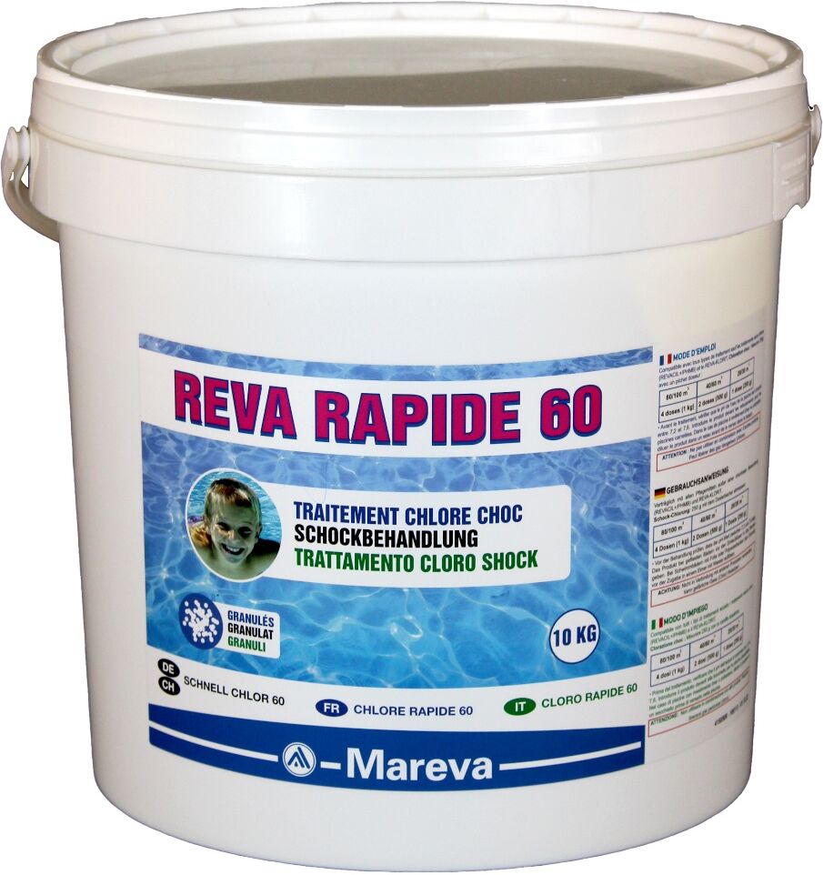 Traitement chlore Mareva REVA-KLOR RAPIDE 60 seau 5kg